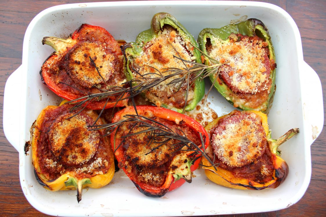 Sausage-Stuffed Peppers - Scott Pete
