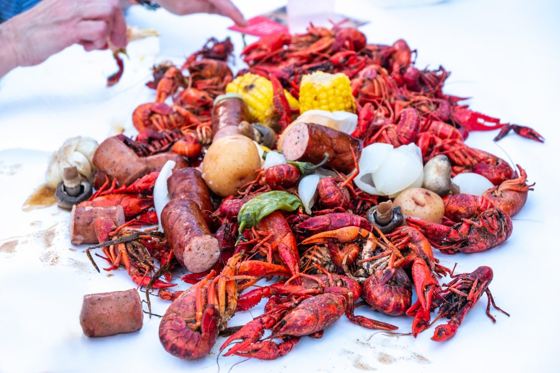 Cajun Boil with Sausage - Scott Pete