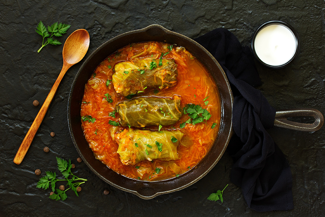 Stuffed Cabbage Rolls - Scott Pete