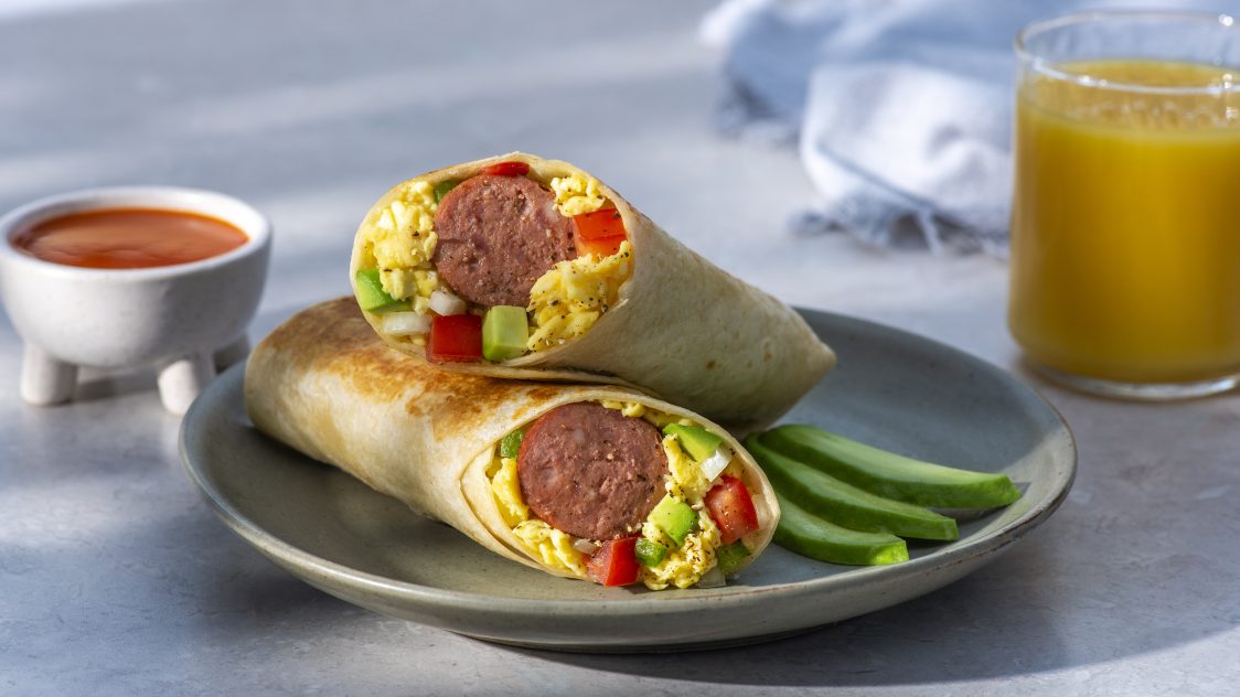 Sausage ’n’ Egg Breakfast Burrito - Scott Pete
